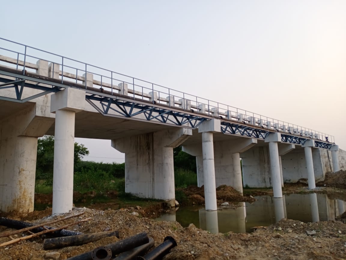 Chennai Metro Water - Pipe Carrier Bridge, CMWSSB